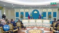 Putin bilan brifingda To'qayev qozoqcha gapirdi 