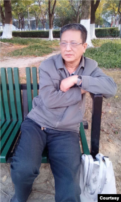 资料照：上海退休教师顾国平 （顾国平提供）