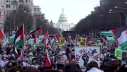 March for Gaza Rally Draws Thousands in Washington