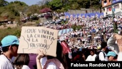En la procesión había feligreses de todas partes del país, una gran mayoría acudió a pagar promesas.