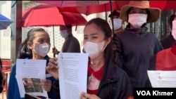 កញ្ញា សៀក កញ្ញា អាយុ៣៧ឆ្នាំ កូដករណាហ្គាវើល៍ ដែលបានក្រុមហ៊ុនណាហ្គាវើល៍បង្ខាំបញ្ចប់កិច្ចសន្យាការងារកាលពីពេលថ្មីៗនេះ