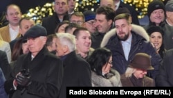 Danilo Vučić, sin predsednika Srbije, na neustavnom obeležavanju Dana Republike Srpske (Foto: Radio Slobodna Evropa)