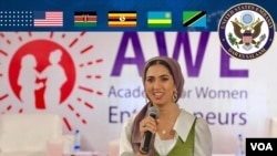 Fatema Dewji akiwasilisha mada.