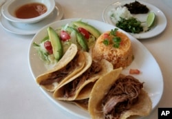 Tacosi, fotografisani u restoranu u Dallasu, mogli bi da zamijene pizzu kao omiljenu globalnu hranu Amerikanaca.