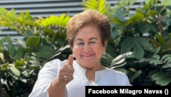 Milagro Navas, alcaldesa de La Libertad Este en El Salvador. [Fotografía Facebook Milagro Navas]