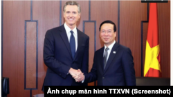 Chủ tịch Võ Văn Thưởng gặp Thống đốc California Gavin Newsom tại San Francisco 