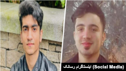 محمد ملازهی (راست) عامر دادآفرین