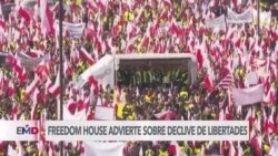Freedom House: Libertades declinan en más de 50 naciones