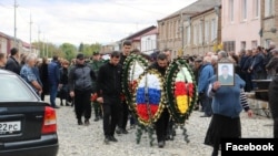 უკრაინის წინააღმდეგ მებრძოლის დაკრძალვა ცხინვალში