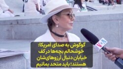 گوگوش به صدای آمریکا: خوشحالم بچه‌ها در کف خیابان دنبال آرزوهای‌شان هستند