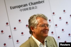 中国欧盟商会(EU Chamber of Commerce in China)主席伍德克(Joerg Wuttke) （路透社资料图）