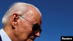 美国总统拜登抵达马里兰州安德鲁斯联合基地（2022年7月20日）