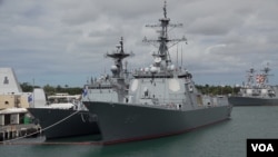 參加“環太軍演”的南韓世宗大王號驅逐艦（ROKS Sejong the Great）。