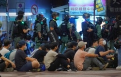 Hong Kong China Police Arrest