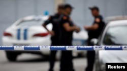 ARHIVA: Policija na mjestu masovne pucnjave na Cetinju, 12. avgust 2022. godine (Foto: REUTERS/Stevo Vasiljevic)