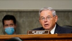 资料照：民主党联邦参议员梅嫩德斯（Sen. Bob Menendez, D-NJ）