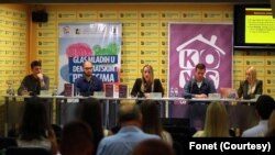 Konferencija Krovne organizacije mladih Srbije na kojoj je predstavljen Alternativni izveštaj o položaju i potrebama mladih u Srbiji