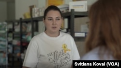 Євгенія Сергеєва, мешканка Бучі, - одна з волонтерок організації "Мати-Україна" .