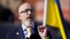 Ukrajinski ministar odbrane Oleksij Reznikov na konferenciji za novinare u Kopenhagenu, u Danskoj (Foto: Ritzau Scanpix/Martin Sylvest via Reuters)