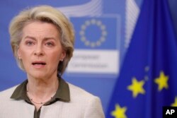 Yevropa Komissiyasi prezidenti Ursula von der Leyen Rossiya hukumati va unga qarashli media tashkilotlarni disinformatsiyaga ayblaydi