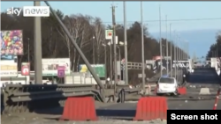 Mesto gde je napadnuta ekipa britanskog Skaj njuza (screenshot)