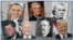 Clockwise from upper left: Barack Obama, Thomas Jefferson, Andrew Johnson, Donald Trump, Teddy Roosevelt, Joe Biden, John F. Kennedy. 