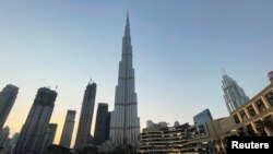 FILE - General view of the Burj Khalifa and the downtown skyline in Dubai, United Arab Emirates, September 30, 2021. (REUTERS/Mohammed Salem//File Photo)