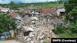 Gempa yang melanda Cianjur pada 21 November 2022 sedikitnya 635 orang termasuk ribuan luka-luka dan ratusan di antaranya luka parah. (Foto: ilustrasi/ courtesy BNPB)