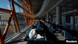 北京國際機場一角（2022年2月21日）