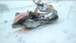 Кадри із Підмосков'я: розбився пасажирський літак із 71 людиною на борту. Відео