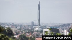 Vista geral do Mausoleo a Agostinho Neto, o primeiro Presidente angolano, Luanda. 