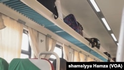 cikin jirgin kasa daga Abuja zuwa Kaduna