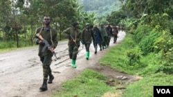 Abasirikare ca FARDC mu ruhigi rw'abarobeli b'umuhari M23 