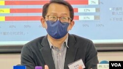香港中文大學社會科學院客席講師葉國豪表示，中國大陸堅持動態清零政策，可能影響香港人到大灣區定居或工作意欲。(美國之音/湯惠芸)
