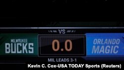 Semafor za utakmicu Milvoki - Orlando (Foto: Reuters/Kevin C. Cox-USA TODAY Sports)