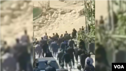 اعتراضات سراسری در ایران، خاک‌سپاری پیش‌علی حاجیوند