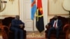 Félix Tshisekedi, Presidente da República Democrática do Congo (esq), e João Lourenço, Presidente de Angola, Luanda, 31 Maio 2022