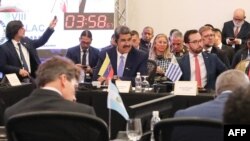 El presidente Nicolás Maduro durante la VIII Cumbre de la CELAC. 