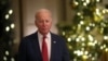 El presidente de Estados Unidos, Joe Biden, pronuncia un discurso de Navidad en la Casa Blanca en Washington, el 22 de diciembre de 2022. 
