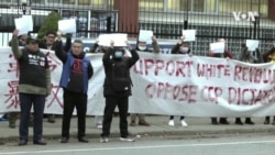 紐約再現千人集會聲援中國抗議者 海外人權活動人士在反習清零政策行動中團結起來