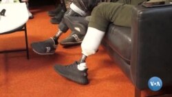 Ukrainalik veteranlarga okean ortida protez o'rnatilmoqda