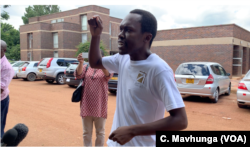 Marambire Sinaravo Jongwe, vice president of Zimbabwe Hospital Doctors Association, on January 7, 2019.