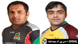 راشد خان و محمد نبی، دو بازیکن تیم ملی کرکت افغانستان در لیگ برتر کرکت هند
