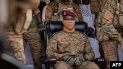 Kiongozi wa mapinduzi ya kijeshi nchini Burkina Faso Ibrahim Traore