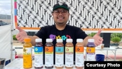 Agung Wimboprasetyo, pendiri Good Vibes Society yang menawarkan beragam minuman rasa unik, termasuk kunir asem (dok: Agung Wimboprasetyo)