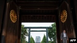 资料照：日本靖国神社的大门