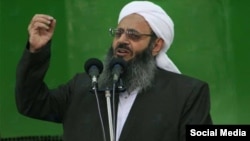 مولوی عبدالحمید، امام جمعه اهل سنت زاهدان. (آرشیو)