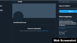 Twitter blocks Trump