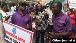 ABUJA: 'Yan kungiyar kwadago masu zanga zanga