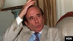 Carlos Andrés Pérez fue presidente de Venezuela entre 1974-1979 y 1989-1993.